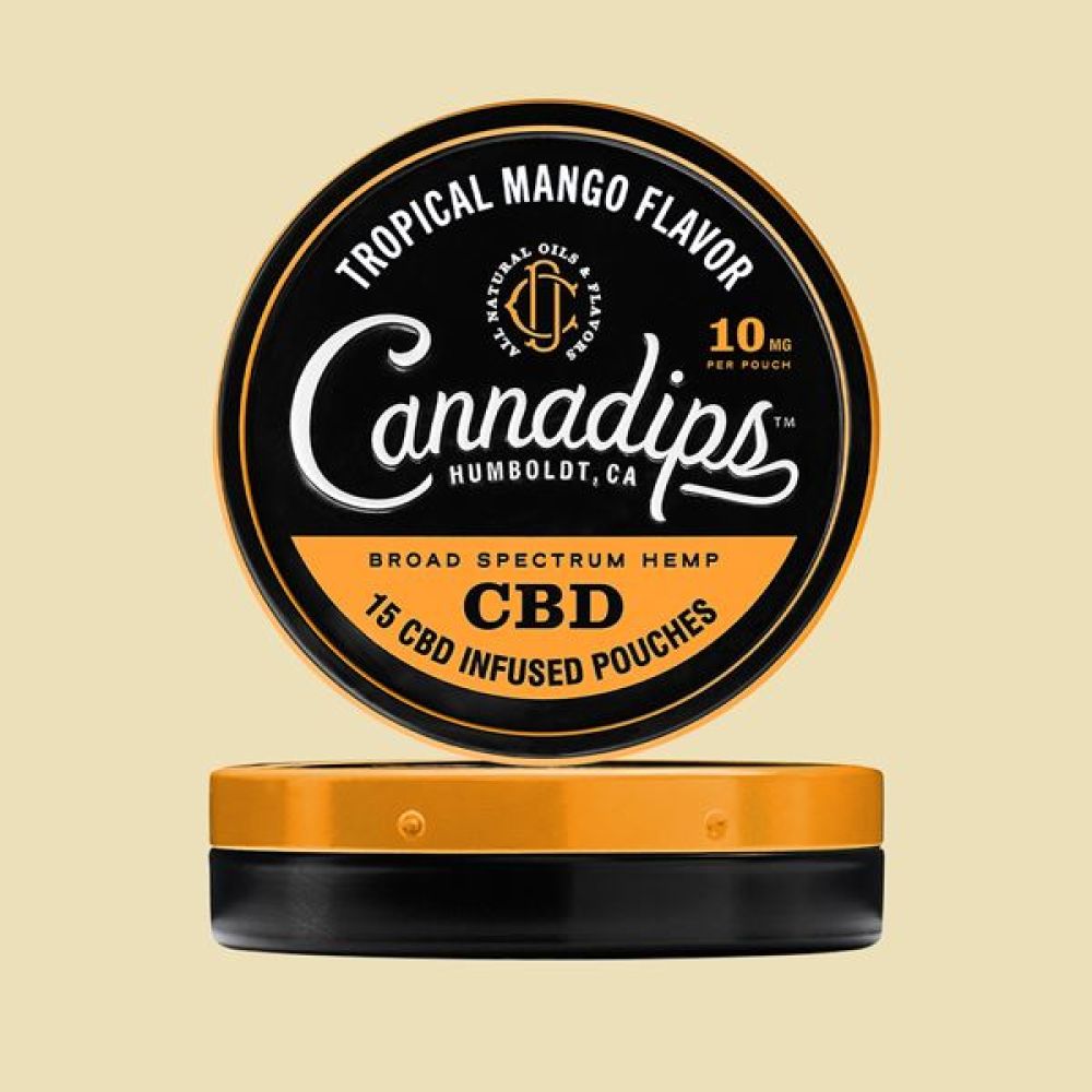 CBD Pouches Mango 10mg Cannadips