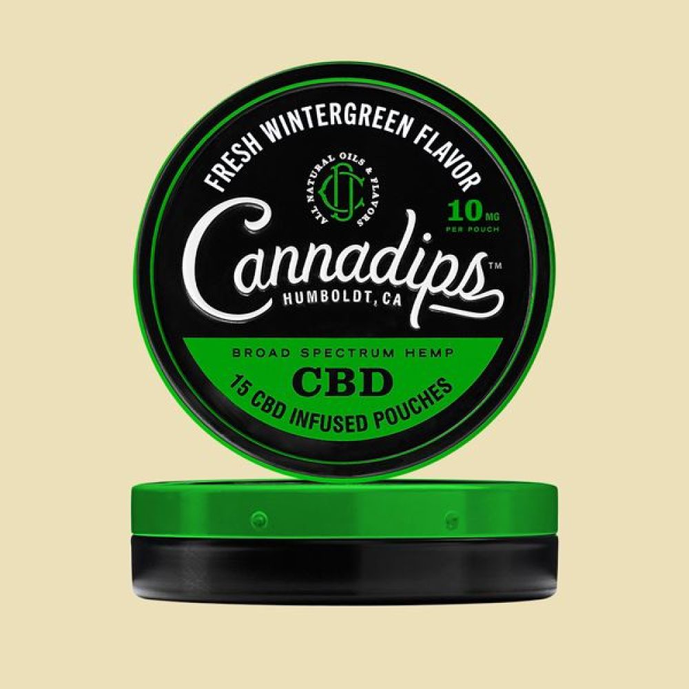 CBD Pouches Mint 10mg Cannadips