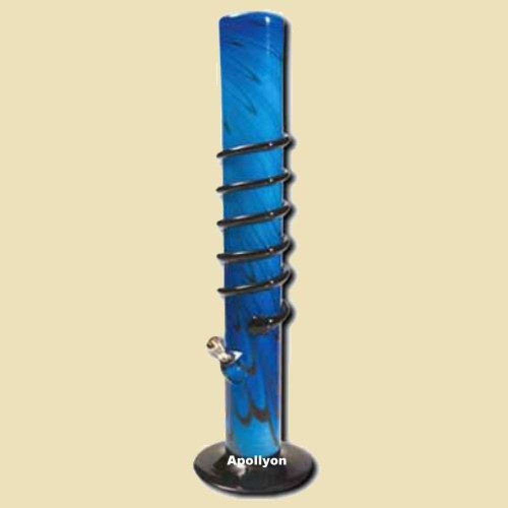 Glas Bong Eagle Wing Blue 45cm