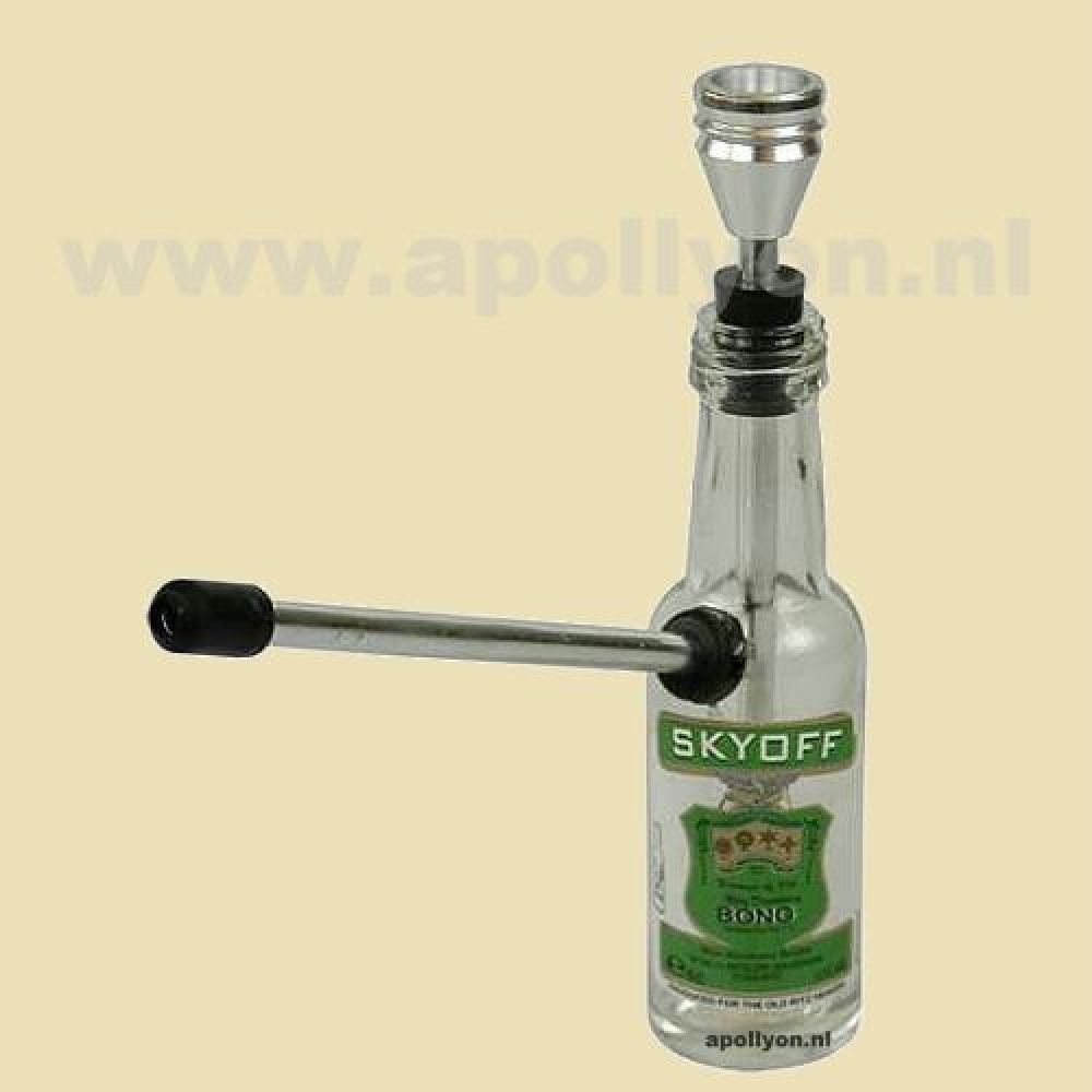 Glas Fles Skyoff 15cm