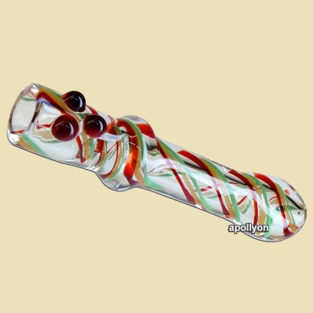 Glazen Chillum Kaya Rasta