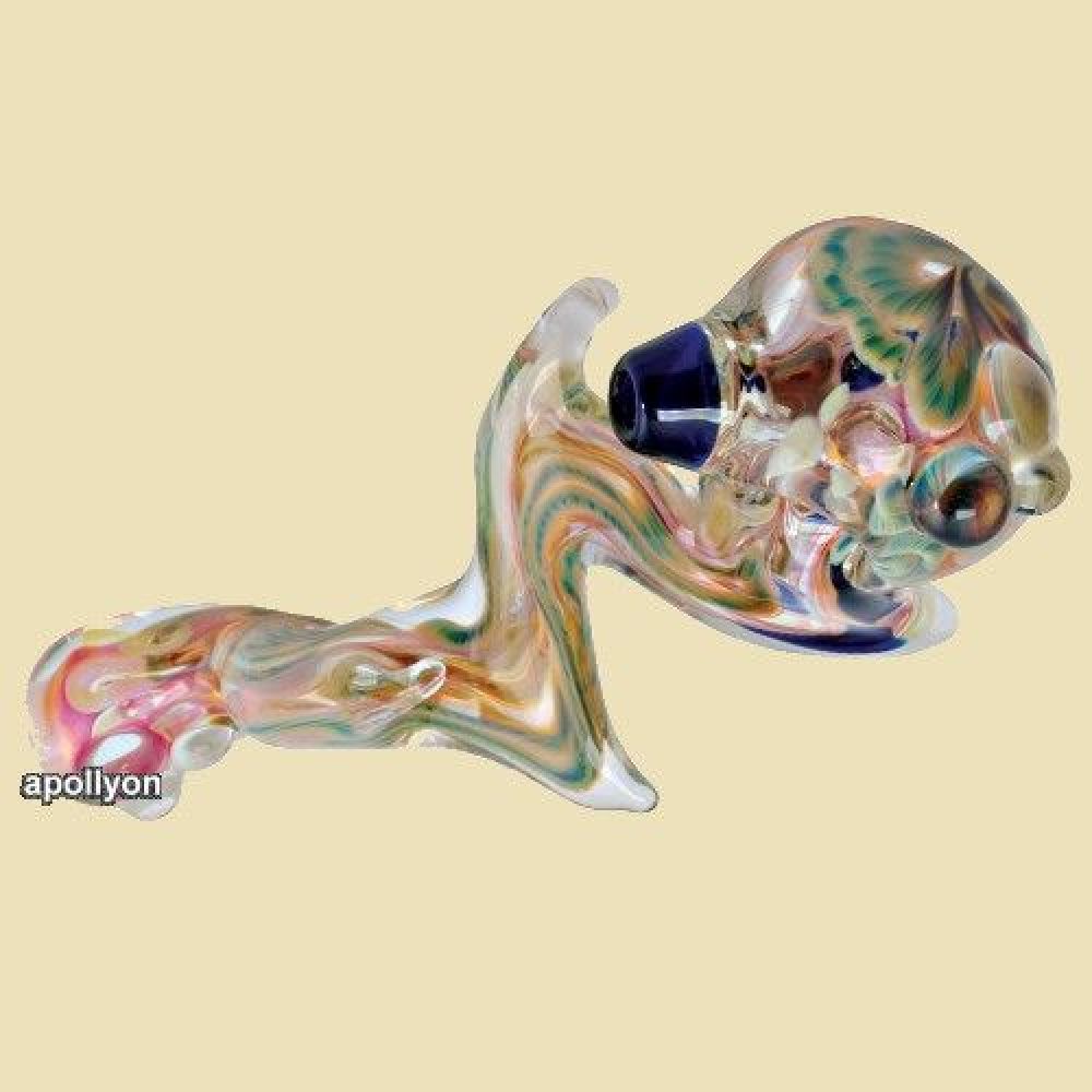 Glazen Zig Zag Pijp