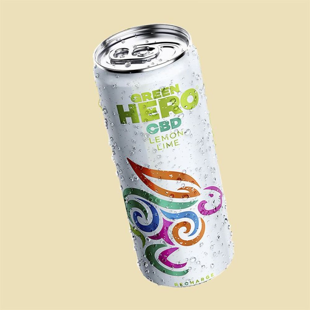 Green Hero Sparkling CBD Drink
