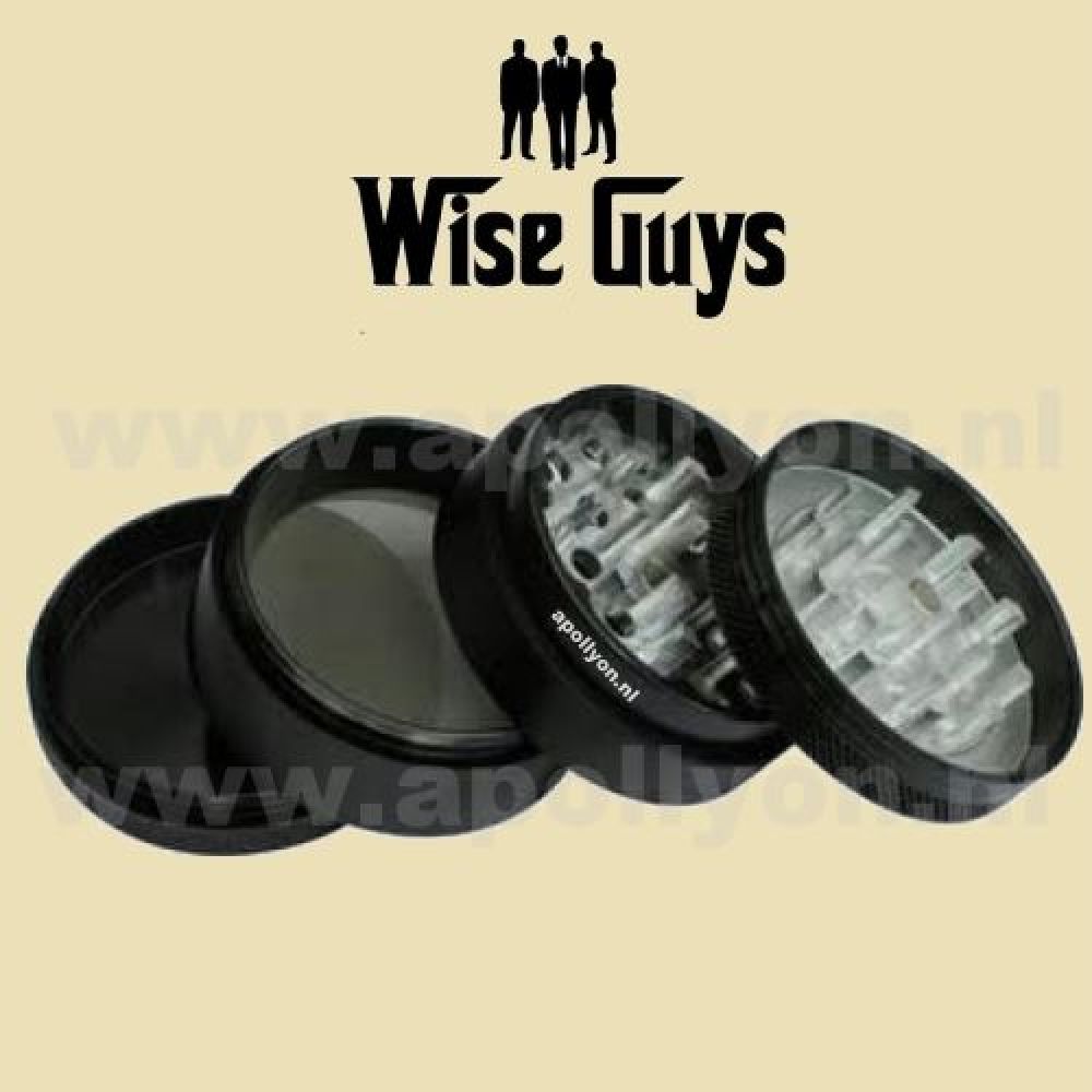 Grinder Aluminium Wiseguys (4-delig)