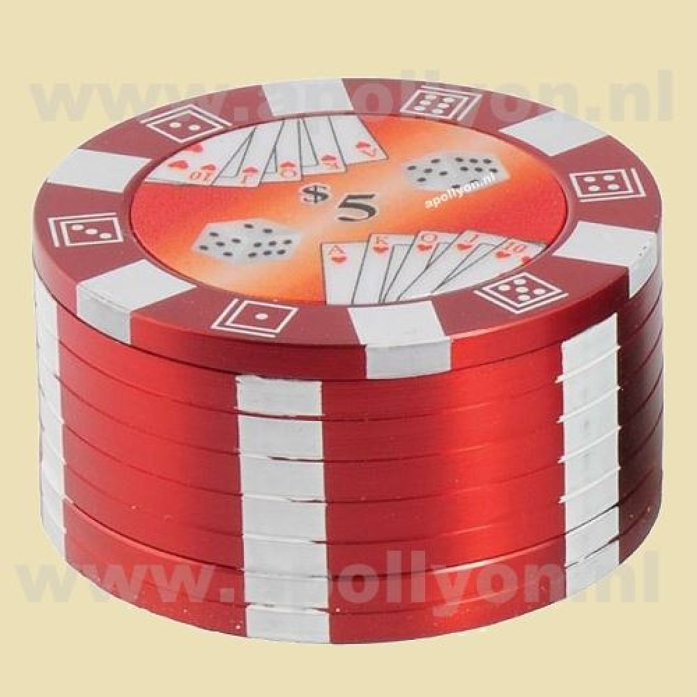 Grinder Poker Groot Rood
