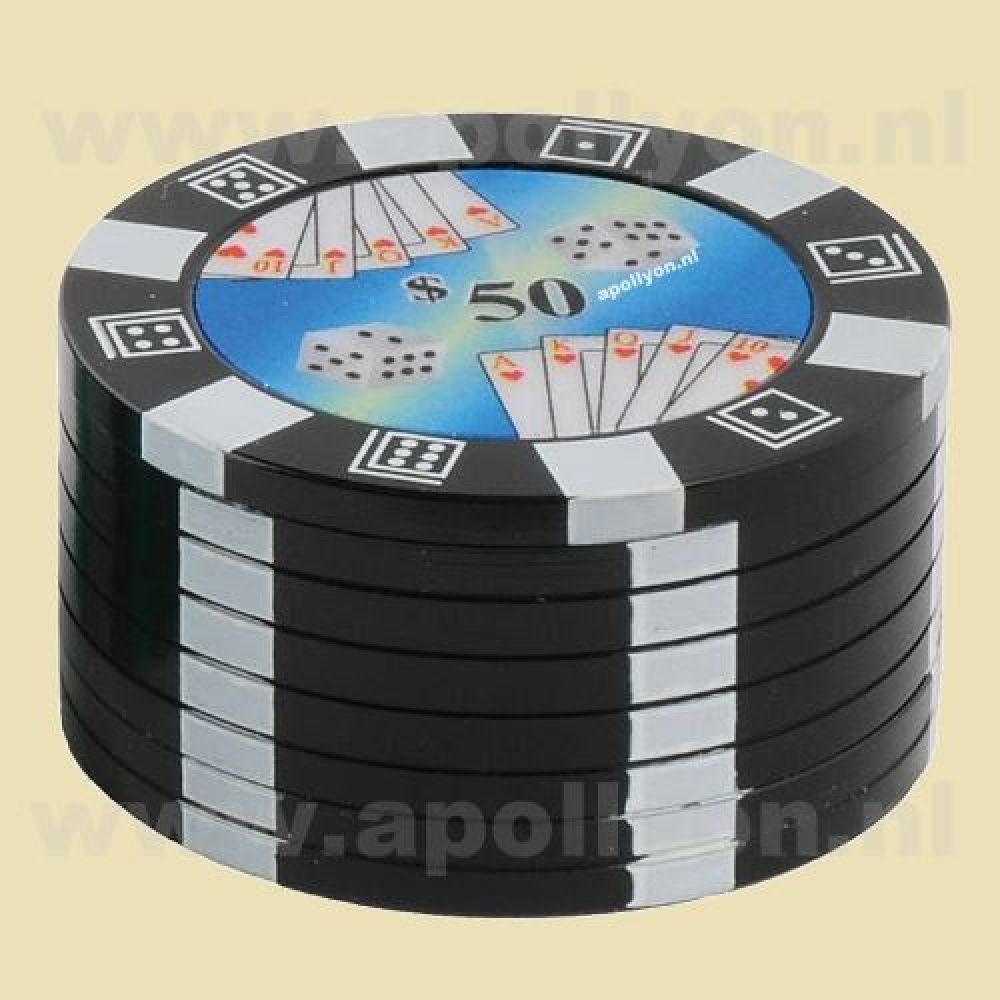 Grinder Poker Groot Zwart