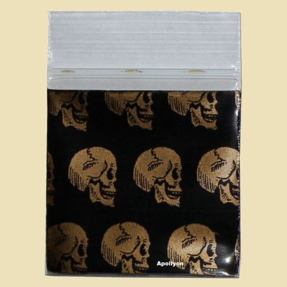 Gripzak Gouden Doodskoppen 24x24
