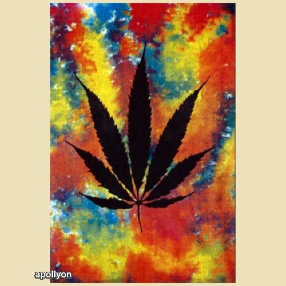 Hippie Vlag Wietblad