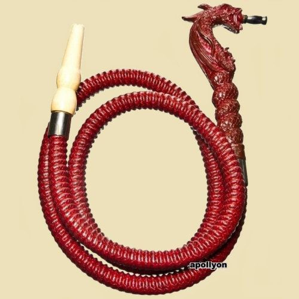 Hookah Hose Dragon Red 1,8m