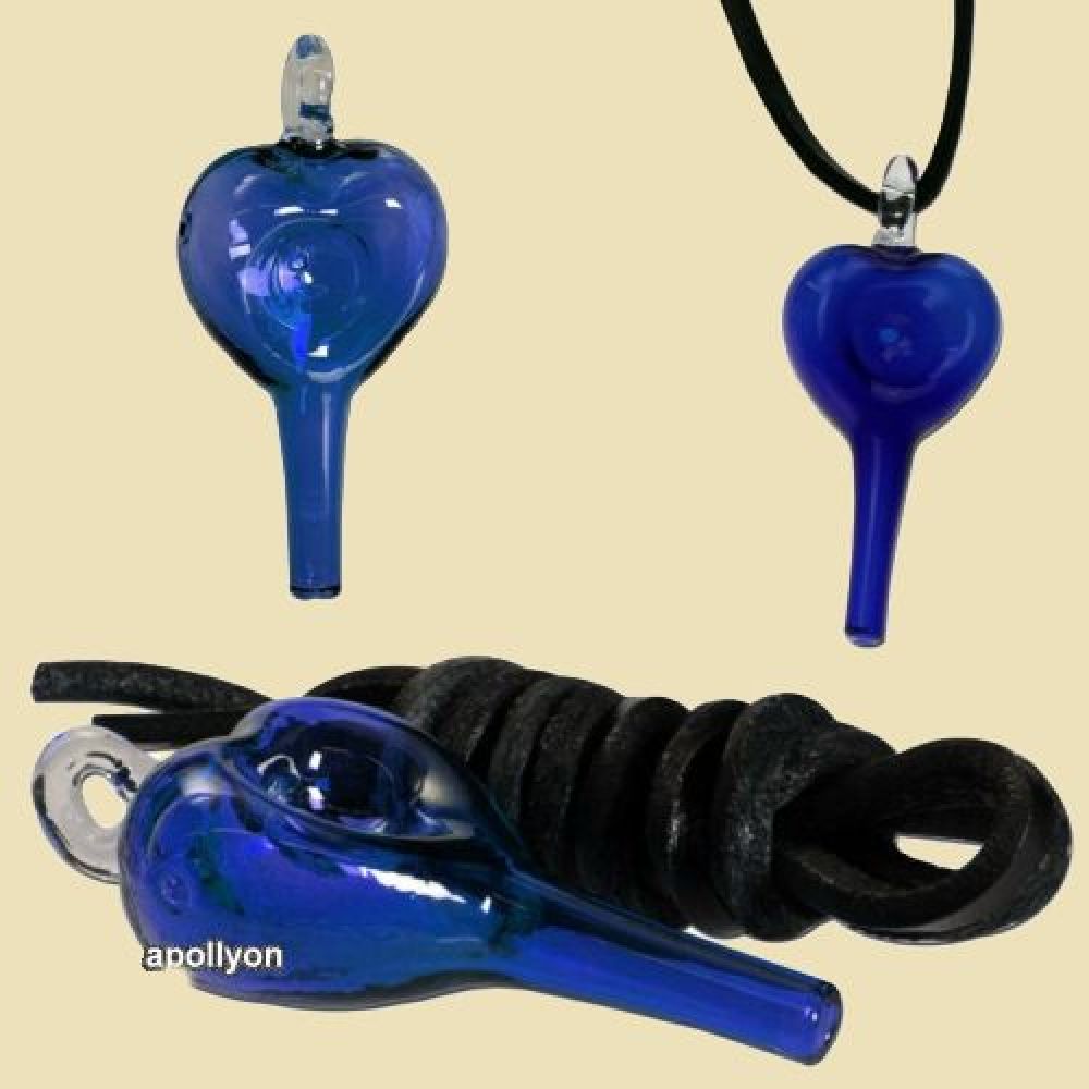 Ketting Pijp Hanger Blauw