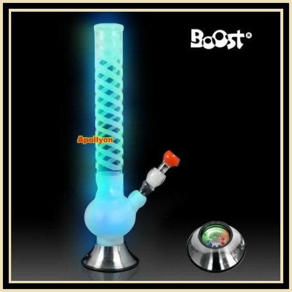 Led Licht Bong BoosT Zig 42cm