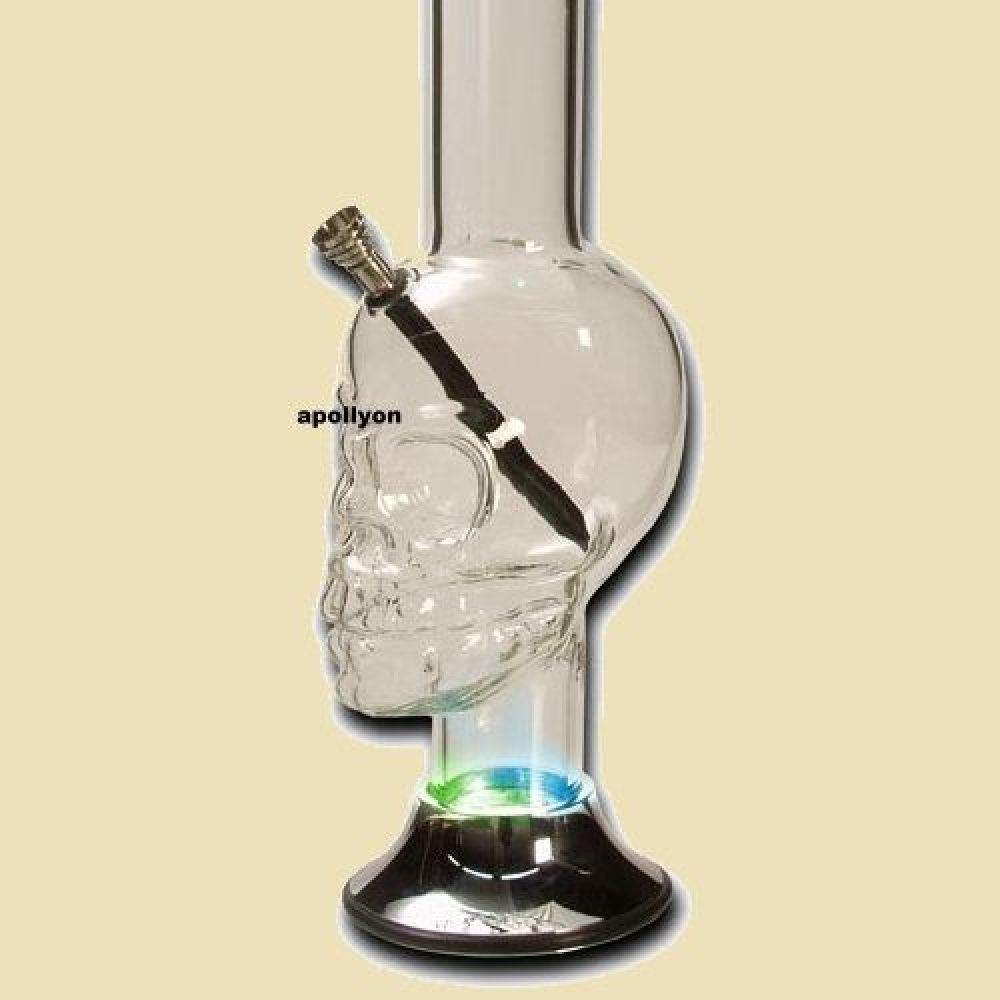Licht Bong Skull
