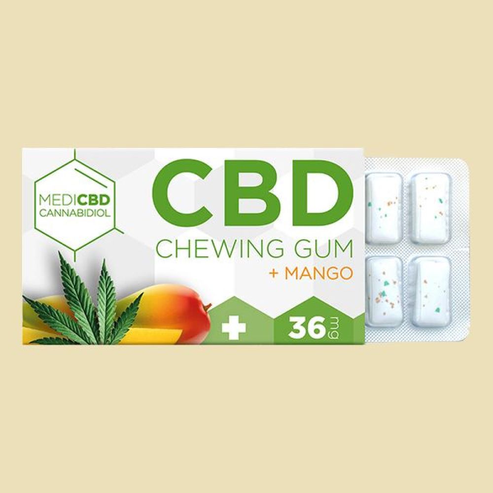 MediCBD CBD Kauwgom 36MG Mango