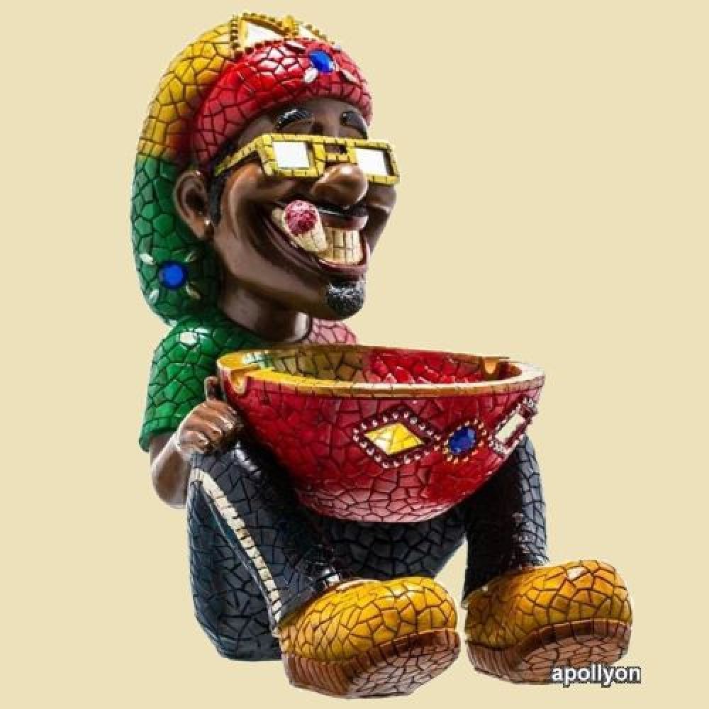 Rastaman Mozaiek Asbak Ganja