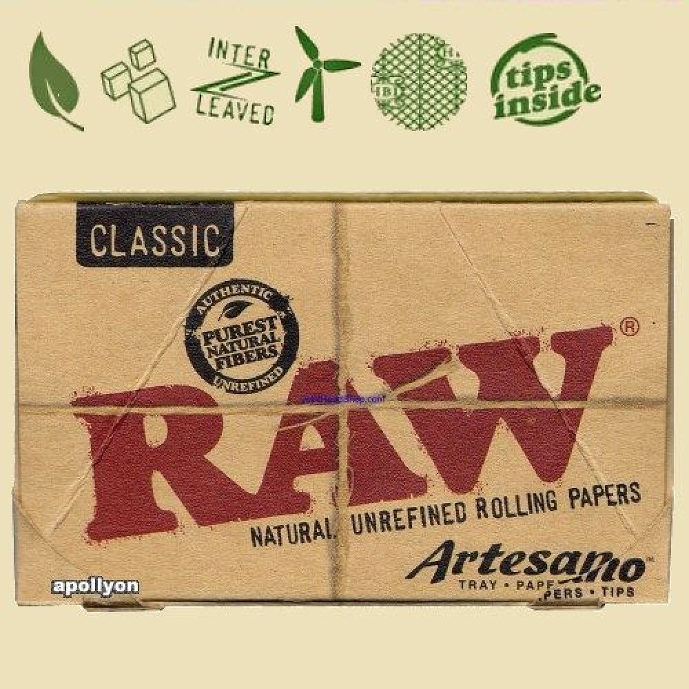 Raw Artesano Vloei en Tips 1 1/4
