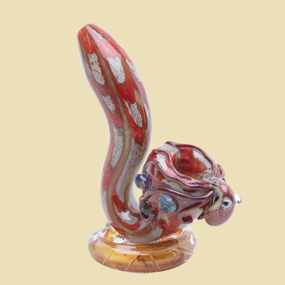 Sherlock Pipe Red Octopus