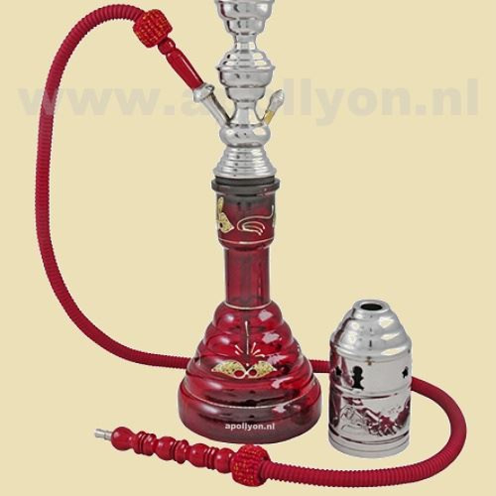 Shisha Alexandria 1 Slang Rood 58cm
