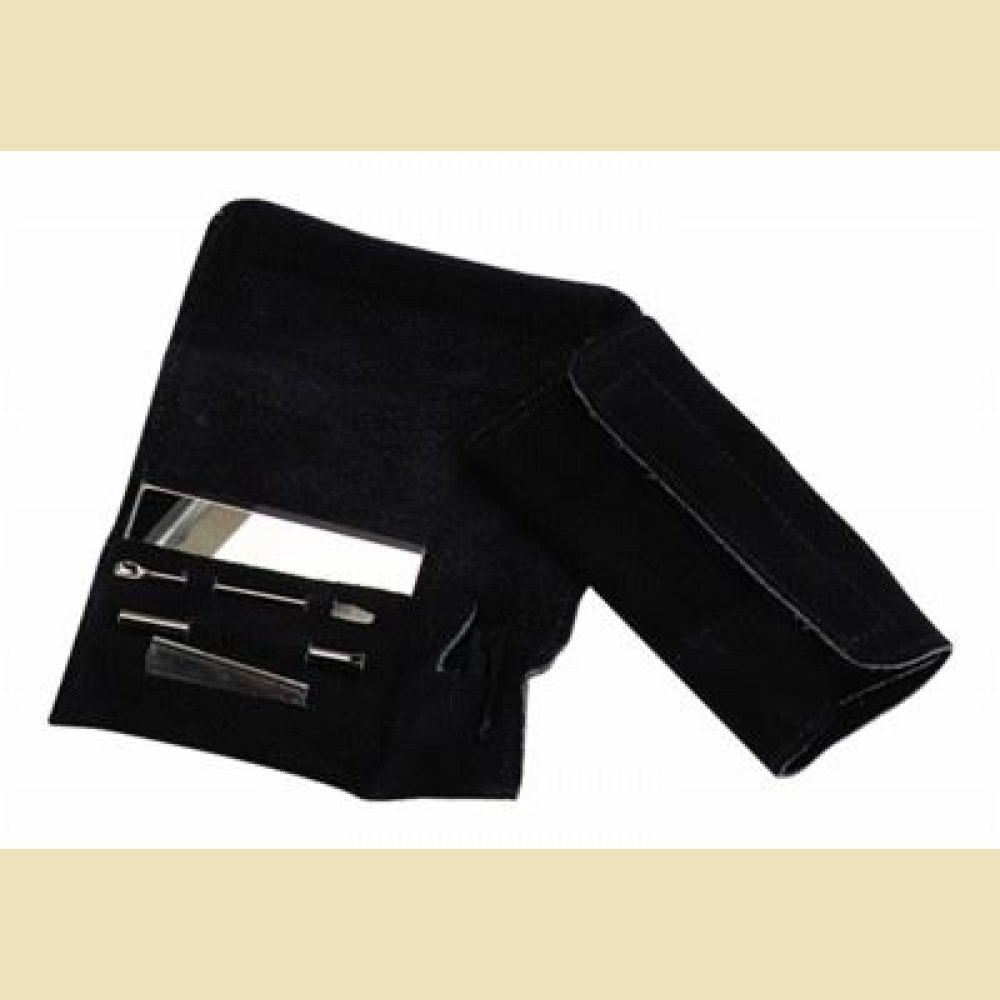 Suede kit silver