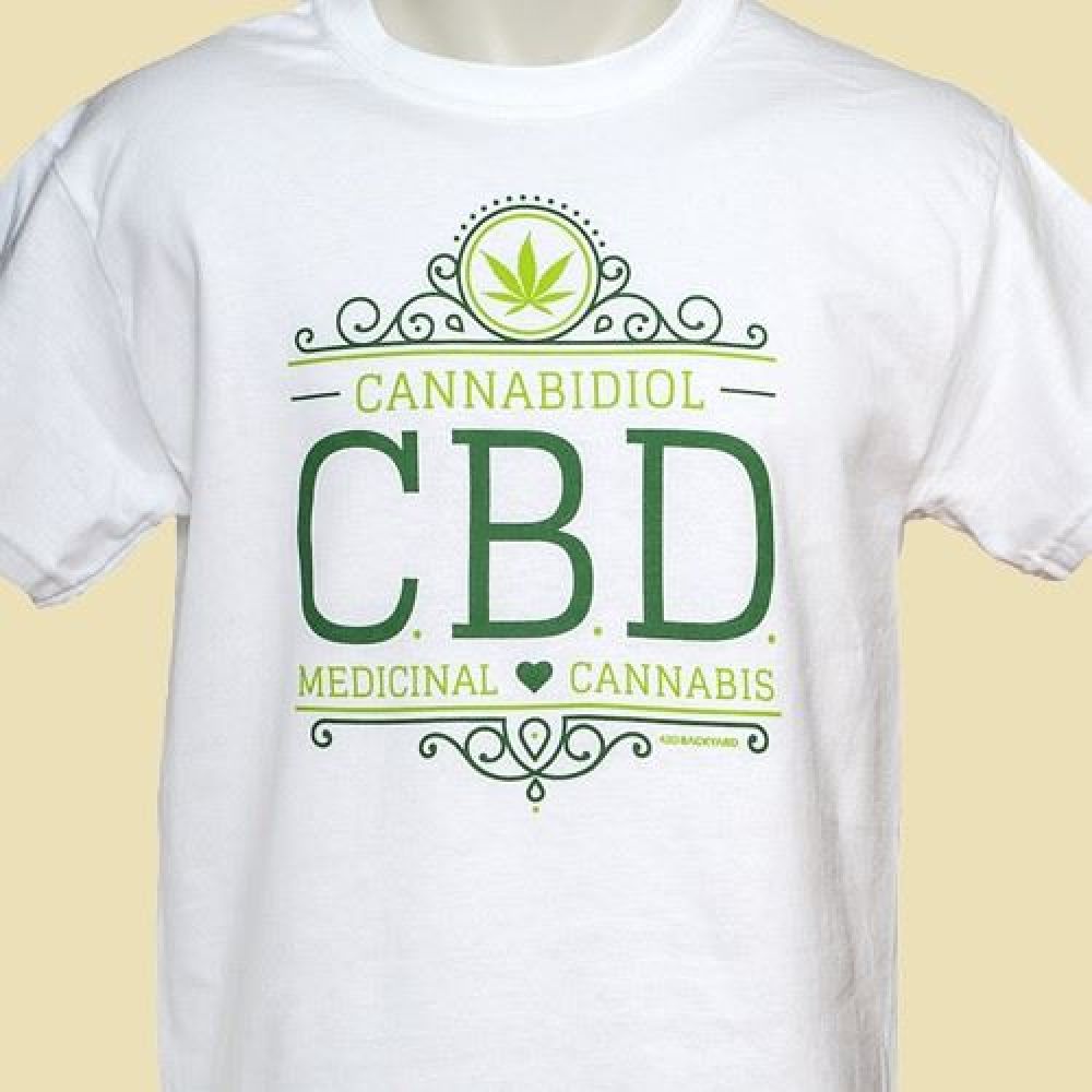 T-shirt CBD Medical Cannabis White