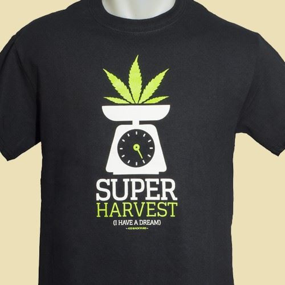 T-shirt Super Harvest Black