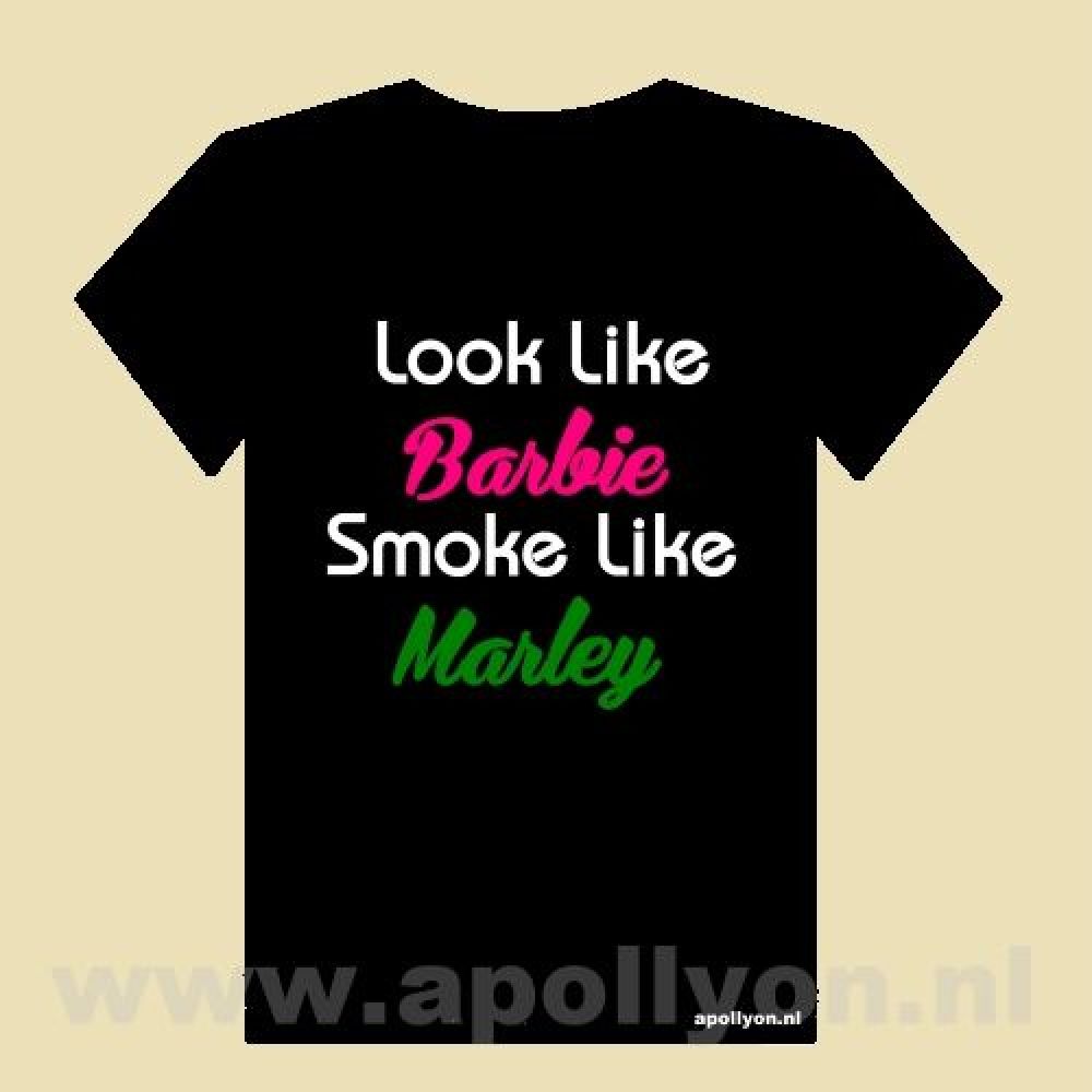 THC Shirt Barbie Marley Zwart