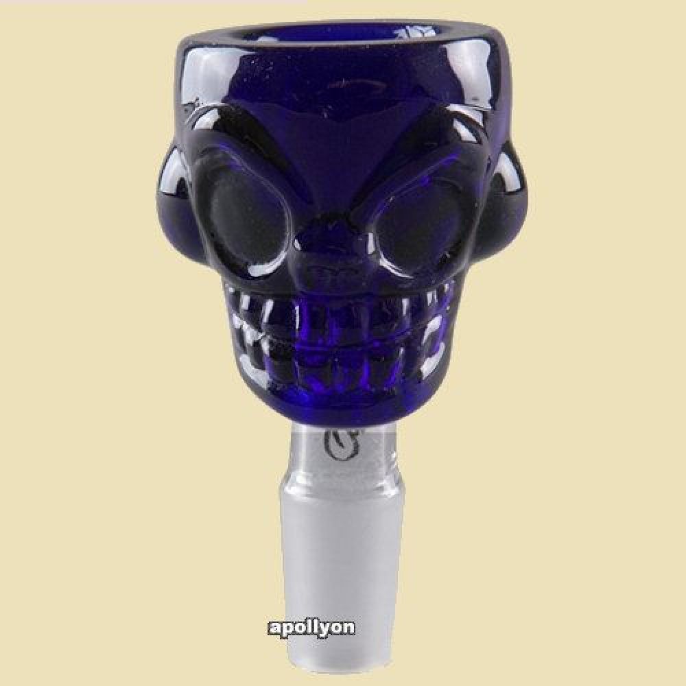 Weed Star Skull Bowl Blauw 14.5mm