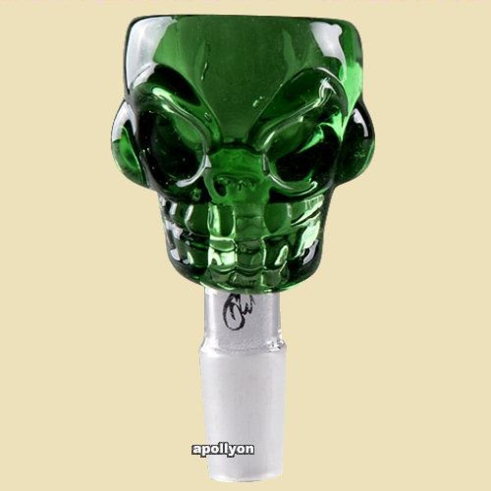 Weed Star Skull Bowl Groen14.5mm